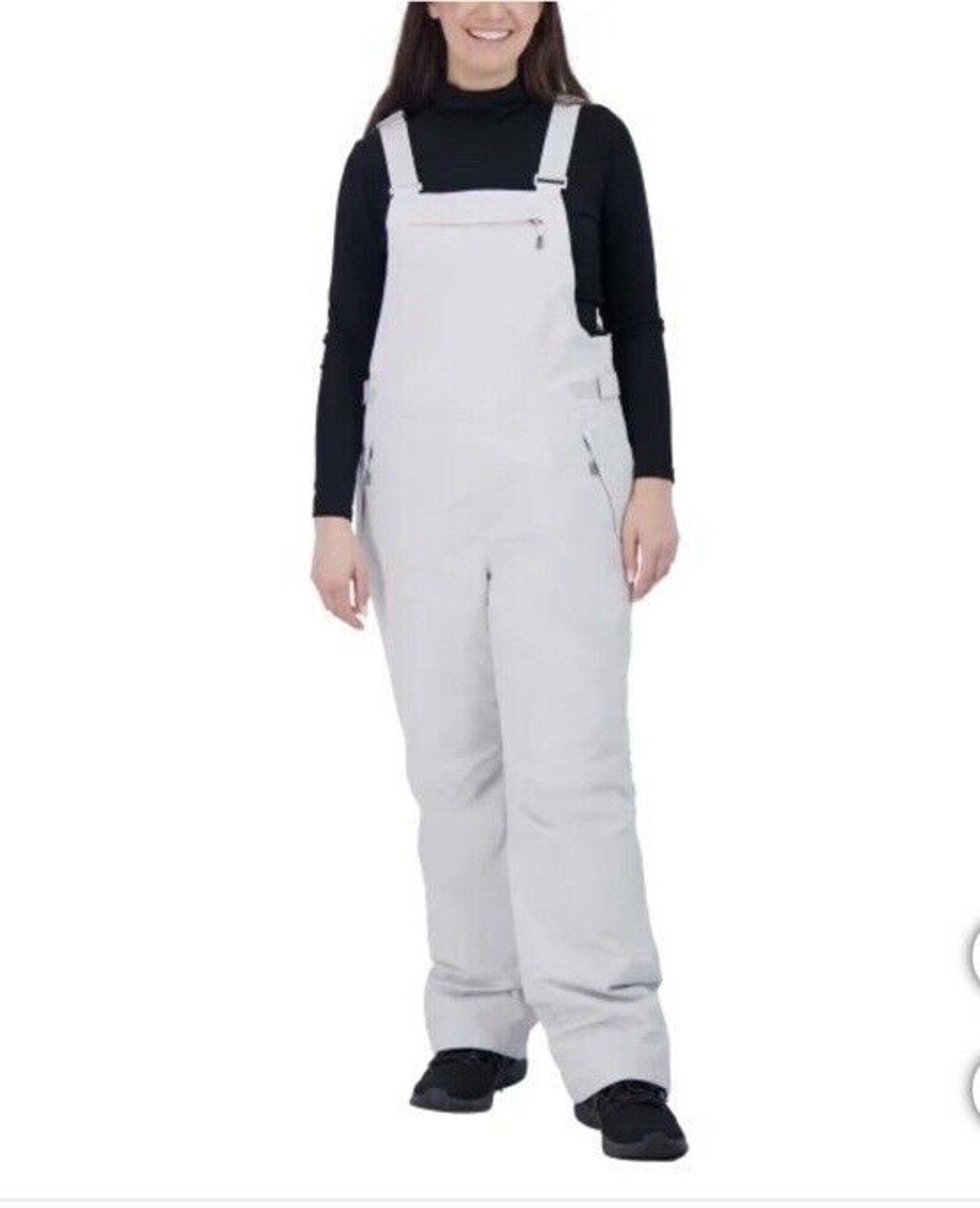 Gerry Ladies' Snow Bib Pant / Gray Size Large New With Tag!
